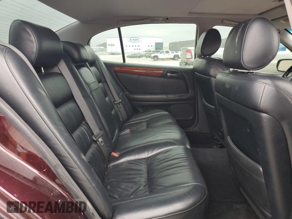 2001 Lexus GS 300 with VIN JT8BD69S810140768, listed as a Copart auction lot 51390715 with 232,808 mi miles and Salvage Title. Bid and sale history available at DreamBid. Image 10.