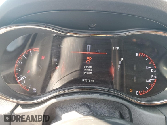 2020 Dodge Durango GT Plus with VIN 1C4RDHDG4LC268764, listed as a Copart auction lot 52559625 with 177,379 mi miles and Non Repairable. Bid and sale history available at carsss.com. Image 9.