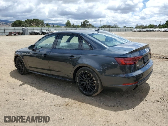 2018 Audi A4 Premium Plus с VIN WAUENAF40JN019947, выставлен на аукционе Copart как лот 56603955 с пробегом 45 807 миль миль и Списание • Salvage title. История ставок и продаж доступна на DreamBid. Изображение 2.