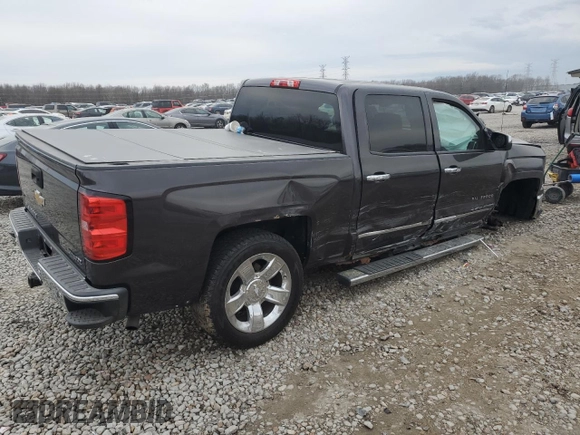 2014 Chevrolet Silverado 1500 LTZ with VIN 3GCUKSEC8EG287696, listed as a Copart auction lot 42191065 with Not Provided miles and Salvage Title. Bid and sale history available at DreamBid. Image 3.