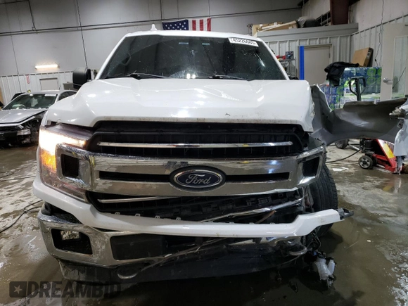 2018 Ford F-150 XL with VIN 1FTFW1EG5JFA02667, listed as a Copart auction lot 45226685 with 349,980 mi miles and Salvage Title. Bid and sale history available at DreamBid. Image 5.