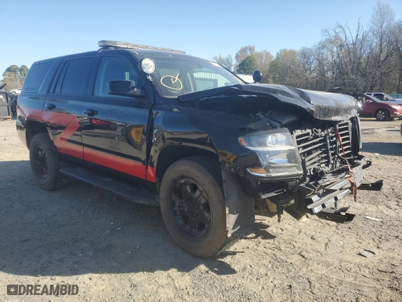 2018 Chevrolet Tahoe Commercial with VIN 1GNSKFEC3JR276928, listed as a Copart auction lot 48980425 with 50,206 mi miles and Salvage Title. Bid and sale history available at carsss.com. Image 4.