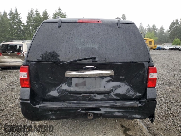 2014 Ford Expedition King Ranch with VIN 1FMJU1J58EEF02298, listed as a Copart auction lot 58672445 with 127,867 mi miles and Salvage title. Bid and sale history available at DreamBid. Image 6.