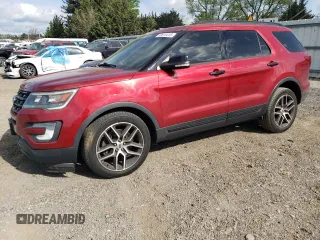 2016 Ford Explorer Sport z VIN 1FM5K8GT6GGC97948, wystawiony jako Copart lot #53814415 z przebiegiem 93 491 mil mil oraz Szkoda całkowita • Salvage title. Historia ofert i sprzedaży dostępna na DreamBid. Obrazek 1.