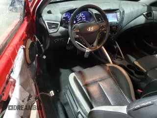 2013 Hyundai Veloster Turbo z VIN KMHTC6AE7DU111060, wystawiony jako Copart lot #57816425 z przebiegiem 140 842 mil mil oraz Szkoda całkowita • Salvage title. Historia ofert i sprzedaży dostępna na DreamBid. Obrazek 8.