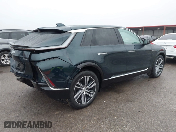 2024 Cadillac LYRIQ Luxury z VIN 1GYKPPRL5RZ129185, wystawiony jako IAAI lot #40825414 z przebiegiem 621 mil mil oraz . Historia ofert i sprzedaży dostępna na DreamBid. Obrazek 4.