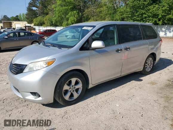2013 Toyota Sienna L with VIN 5TDZK3DCXDS293934, listed as a Copart auction lot 53890575 with 148,193 mi miles and Clean Title. Bid and sale history available at carsss.com. Image 1.