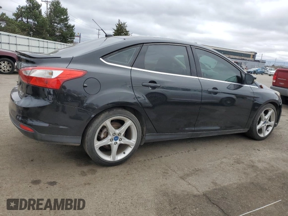 2013 Ford Focus Titanium with VIN 1FADP3J20DL276364, listed as a Copart auction lot 49815675 with 138,344 mi miles and Salvage Title. Bid and sale history available at carsss.com. Image 3.