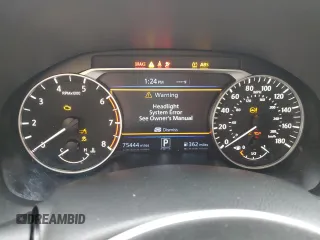 2022 Nissan Altima 2.0 SR with VIN 1N4AL4CV4NN380020, listed as a Copart auction lot 88084675 with 75,444 mi miles and Non Repairable. Bid and sale history available at carsss.com. Image 9.