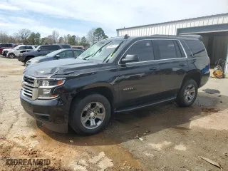 2019 Chevrolet Tahoe LS with VIN 1GNSCAKC8KR105890, listed as a Copart auction lot 48083415 with 146,890 mi miles and Salvage Title. Bid and sale history available at carsss.com. Image 1.