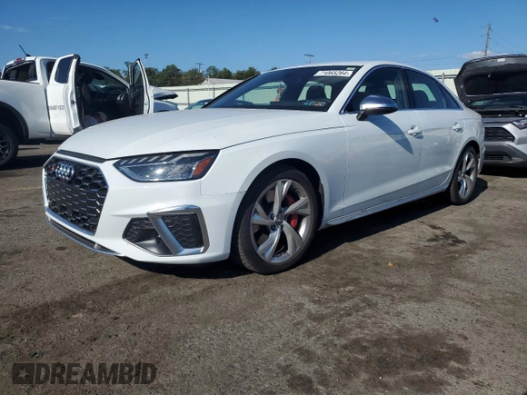 2021 Audi S4 Premium Plus with VIN WAUB4AF49MA014683, listed as a Copart auction lot 71065264 with 8,540 mi miles and Salvage Title. Bid and sale history available at carsss.com. Image 1.