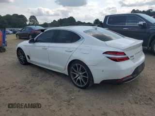 2022 Genesis G70 2.0T with VIN KMTG34TA7NU088080, listed as a Copart auction lot 66758814 with 100,760 mi miles and Salvage Title. Bid and sale history available at carsss.com. Image 2.