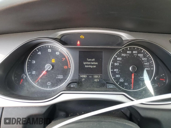 2015 Audi A4 Premium Plus with VIN WAUFFAFL8FN036236, listed as a Copart auction lot 48136715 with 140,901 mi miles and Salvage Title. Bid and sale history available at carsss.com. Image 9.