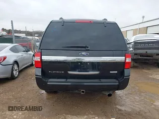 2015 Ford Expedition EL Platinum with VIN 1FMJK1LT3FEF36538, listed as a IAAI auction lot 41570859 with 136,543 mi miles. Bid and sale history available at carsss.com. Image 16.
