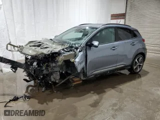 2018 Hyundai Kona Ultimate with VIN KM8K53A53JU133850, listed as a Copart auction lot 79671854 with 0 mi miles and Clean Title. Bid and sale history available at carsss.com. Image 1.