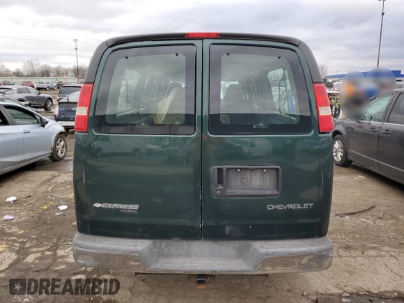 2006 Chevrolet Express Passenger with VIN 1GAHG39U161249733, listed as a Copart auction lot 41875405 with 169,037 mi miles and Clean title. Bid and sale history available at DreamBid. Image 6.