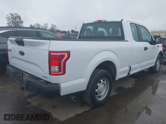 2015 Ford F-150 XL with VIN 1FTEX1C80FKE54884, listed as a IAAI auction lot 41739104 with 177,131 mi miles. Bid and sale history available at carsss.com. Image 4.