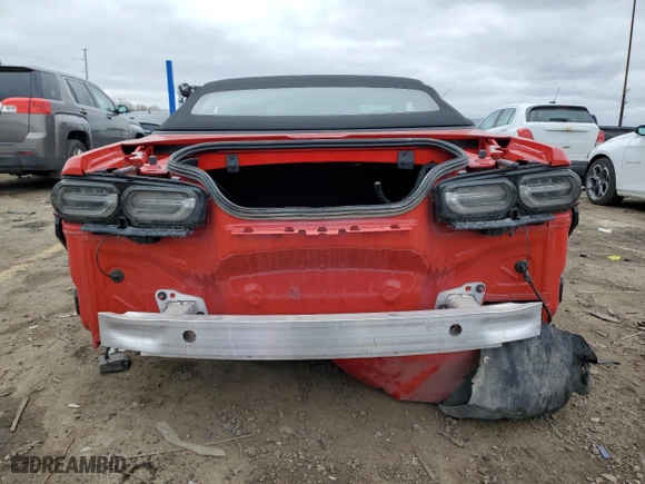 2023 Chevrolet Camaro ZL1 with VIN 1G1FJ3D61P0153531, listed as a Copart auction lot 43692555 with 0 mi miles and Non Repairable. Bid and sale history available at carsss.com. Image 6.
