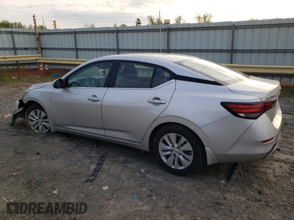 2023 Nissan Sentra S with VIN 3N1AB8BV0PY298963, listed as a Copart auction lot 52571885 with 25,309 mi miles and Salvage Title. Bid and sale history available at DreamBid. Image 2.