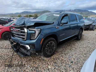 2025 GMC Yukon XL z VIN 1GKS2GRD5SR136872, wystawiony jako Copart lot #56520345 z przebiegiem 3 664 mil mil oraz Szkoda całkowita • Salvage title. Historia ofert i sprzedaży dostępna na DreamBid. Obrazek 1.