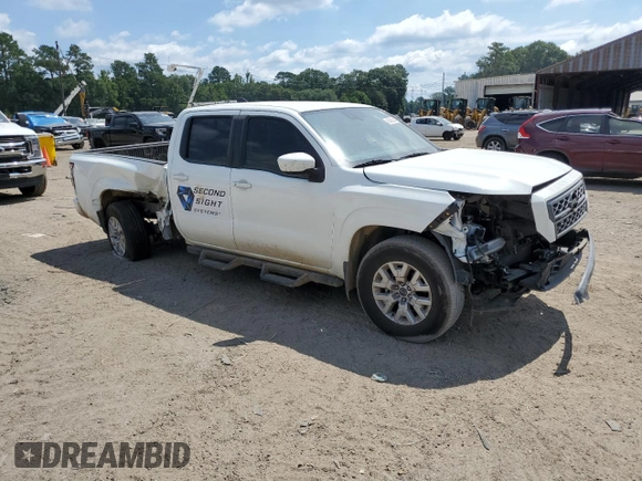 2023 Nissan Frontier SV with VIN 1N6ED1FK1PN659143, listed as a Copart auction lot 60690044 with 13,706 mi miles and Salvage Title. Bid and sale history available at carsss.com. Image 4.