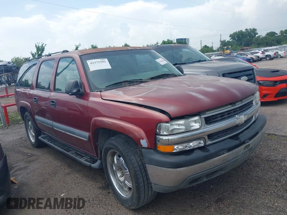2002 Chevrolet Suburban LT z VIN 1GNEC16Z72J252681, wystawiony jako IAAI lot #42375392 z przebiegiem 312 135 mil mil oraz . Historia ofert i sprzedaży dostępna na DreamBid. Obrazek 1.