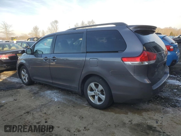 2011 Toyota Sienna LE AAS with VIN 5TDKK3DC8BS036611, listed as a Copart auction lot 86568384 with 160,580 mi miles and Salvage Title. Bid and sale history available at carsss.com. Image 2.