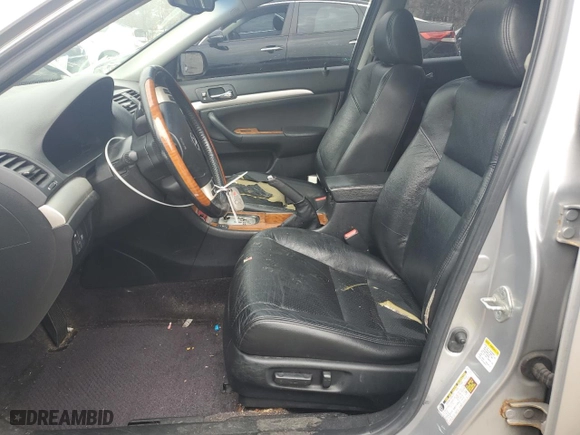 2006 Acura TSX Navi with VIN JH4CL96976C011811, listed as a Copart auction lot 43899535 with 309,686 mi miles and Salvage Title. Bid and sale history available at carsss.com. Image 7.
