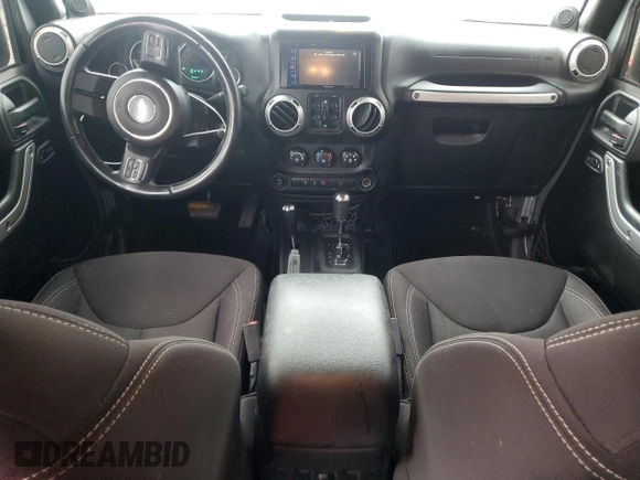 2014 Jeep Wrangler Unlimited Rubicon with VIN 1C4BJWFG7EL197252, listed as a Copart auction lot 44798205 with 115,778 mi miles and Salvage Title. Bid and sale history available at carsss.com. Image 8.