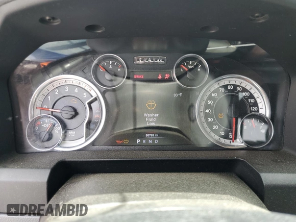 2016 Ram 1500 Big Horn с VIN 1C6RR7LM8GS239032, выставлен на аукционе Copart как лот 54454065 с пробегом 98 769 миль миль и Списание • Salvage title. История ставок и продаж доступна на DreamBid. Изображение 9.
