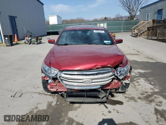 2015 Ford Taurus SEL with VIN 1FAHP2H89FG155477, listed as a Copart auction lot 49593245 with 122,448 mi miles and Salvage Title. Bid and sale history available at DreamBid. Image 5.