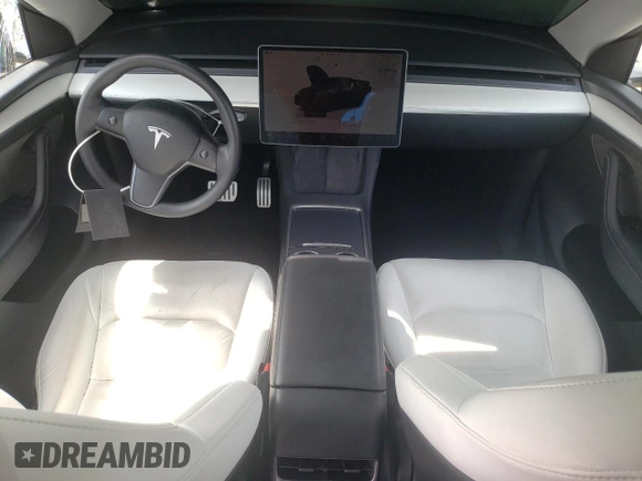 2022 Tesla Model Y Performance z VIN 7SAYGDEF7NF523532, wystawiony jako Copart lot #59949915 z przebiegiem 50 428 mil mil oraz Szkoda całkowita • Salvage title. Historia ofert i sprzedaży dostępna na DreamBid. Obrazek 8.