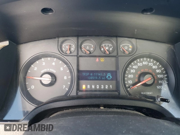 2010 Ford F-150 XL with VIN 1FTMF1C88AKA46401, listed as a Copart auction lot 73823973 with 138,519 mi miles and Clean Title. Bid and sale history available at carsss.com. Image 9.