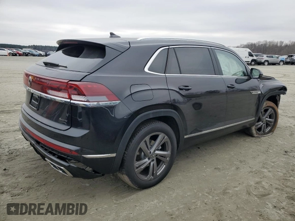 2024 Volkswagen Atlas SEL R-Line with VIN 1V2AE2CA3RC263552, listed as a Copart auction lot 43369105 with 1,036 mi miles and Salvage title. Bid and sale history available at DreamBid. Image 3.