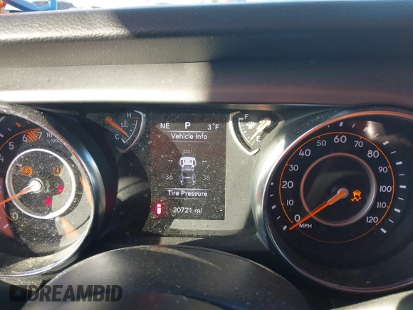 2023 Jeep Wrangler Sport S with VIN 1C4HJXDN7PW545778, listed as a IAAI auction lot 41363327 with 20,721 mi miles and . Bid and sale history available at DreamBid. Image 7.
