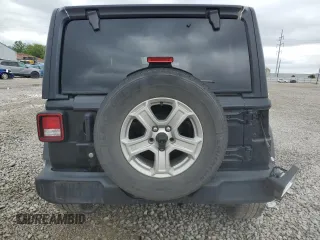 2020 Jeep Wrangler Unlimited Sport S with VIN 1C4HJXDN1LW198880, listed as a Copart auction lot 57817025 with Not provided miles and Salvage title. Bid and sale history available at DreamBid. Image 6.