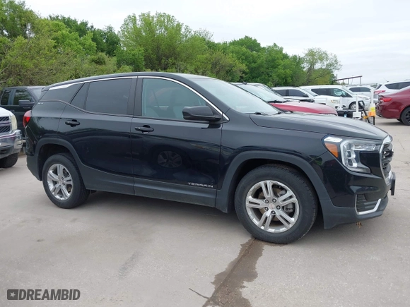 2022 GMC Terrain SLE with VIN 3GKALTEV9NL178747, listed as a IAAI auction lot 41946354 with 112,515 mi miles. Bid and sale history available at carsss.com. Image 13.