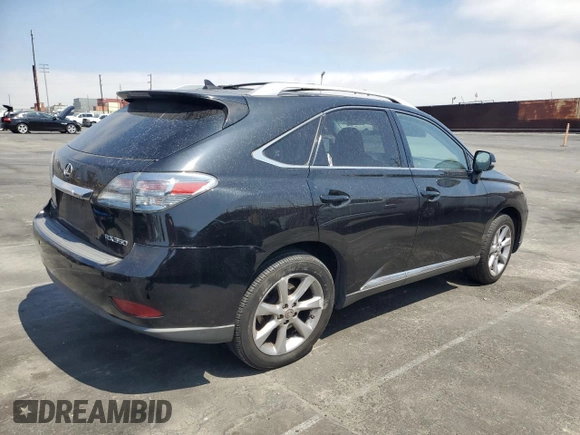 2010 Lexus RX 350 with VIN JTJZK1BA1A2407924, listed as a Copart auction lot 60111855 with 157,055 mi miles and Salvage title. Bid and sale history available at DreamBid. Image 3.