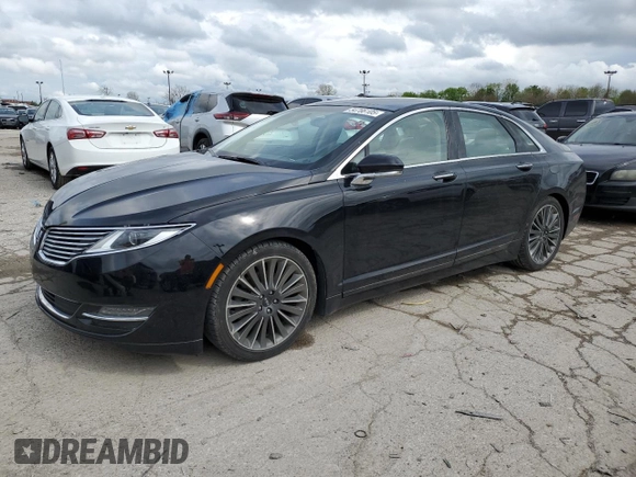 2016 Lincoln MKZ with VIN 3LN6L2J92GR609249, listed as a Copart auction lot 54766105 with 90,983 mi miles and Salvage title. Bid and sale history available at DreamBid. Image 1.