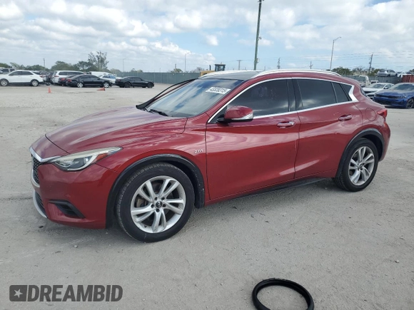 2019 Infiniti QX30 Essential with VIN SJKCH5CPXKA006796, listed as a Copart auction lot 43328315 with 101,579 mi miles and Salvage title. Bid and sale history available at DreamBid. Image 1.