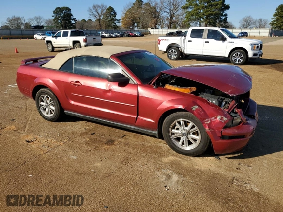 2006 Ford Mustang Standard with VIN 1ZVFT84N665166196, listed as a Copart auction lot 88298585 with 145,248 mi miles and Salvage Title. Bid and sale history available at carsss.com. Image 4.