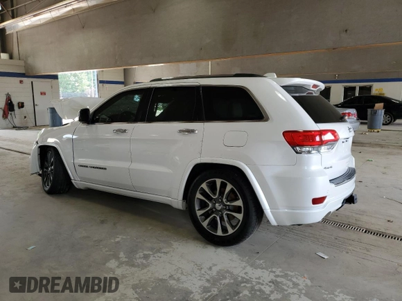 2017 Jeep Grand Cherokee Overland with VIN 1C4RJFCG1HC842890, listed as a Copart auction lot 63395045 with Not provided miles and Salvage title. Bid and sale history available at DreamBid. Image 2.