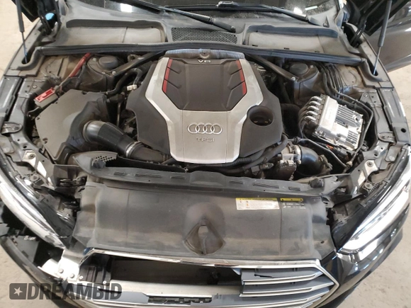 2018 Audi S5 Prestige z VIN WAU24GF50JN013082, wystawiony jako Copart lot #85085504 z przebiegiem 55 261 mil mil oraz Szkoda całkowita • Salvage title. Historia ofert i sprzedaży dostępna na DreamBid. Obrazek 11.