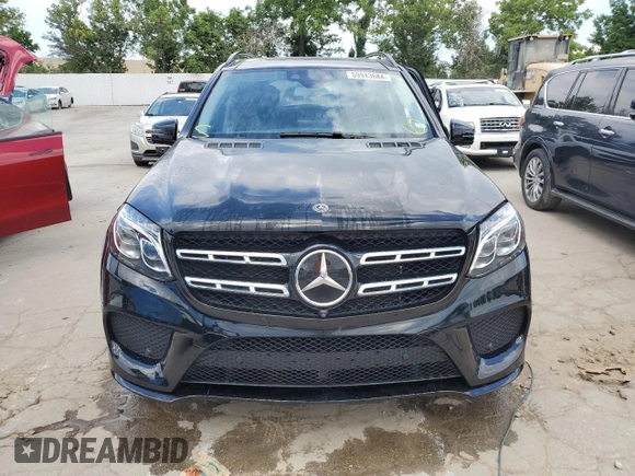 2018 Mercedes-Benz GLS 550 with VIN 4JGDF7DE3JB025569, listed as a Copart auction lot 59943684 with 73,074 mi miles and Salvage Title. Bid and sale history available at DreamBid. Image 5.