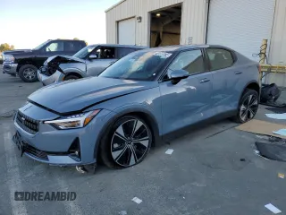 2023 Polestar 2 with VIN YSMED3KA0PL147904, listed as a Copart auction lot 74588974 with 40,199 mi miles and Salvage Title. Bid and sale history available at carsss.com. Image 1.