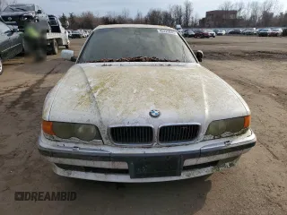 2000 BMW 7 Series 740iL with VIN WBAGH834XYDP07127, listed as a Copart auction lot 45226845 with 0 mi miles and Non Repairable. Bid and sale history available at carsss.com. Image 5.
