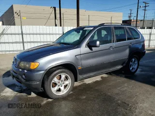 2003 BMW X5 4.4i with VIN 5UXFB33523LH46015, listed as a Copart auction lot 79018434 with 156,725 mi miles and Clean Title. Bid and sale history available at carsss.com. Image 1.