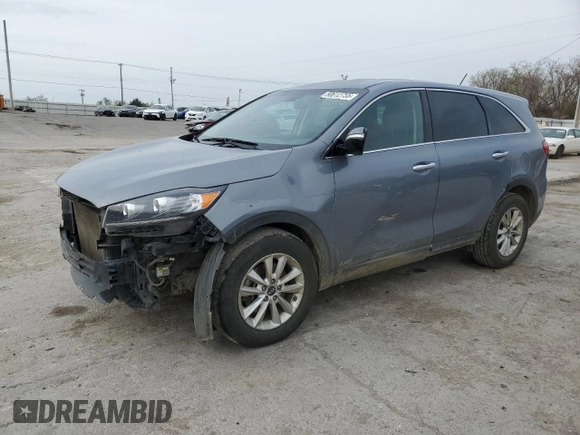 2020 Kia Sorento LX V6 with VIN 5XYPGDA51LG614419, listed as a Copart auction lot 50612755 with 136,310 mi miles and Salvage Title. Bid and sale history available at carsss.com. Image 1.