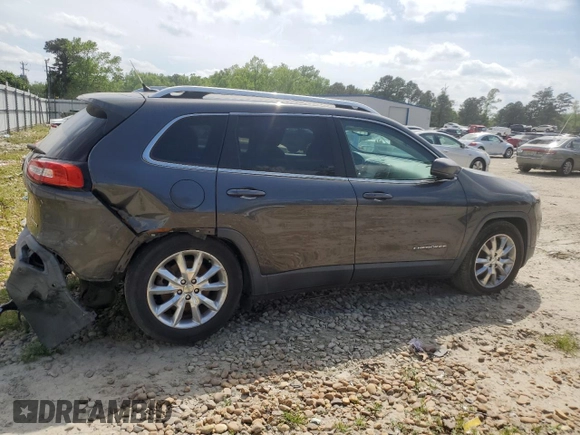 2015 Jeep Cherokee Limited with VIN 1C4PJMDS1FW727264, listed as a Copart auction lot 53936315 with 110,838 mi miles and Clean Title. Bid and sale history available at carsss.com. Image 3.