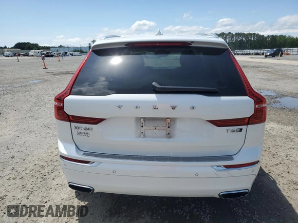 2020 Volvo XC60 Inscription с VIN YV4A22RL9L1575782, выставлен на аукционе Copart как лот 58607045 с пробегом 47 963 миль миль и Списание • Salvage title. История ставок и продаж доступна на DreamBid. Изображение 6.